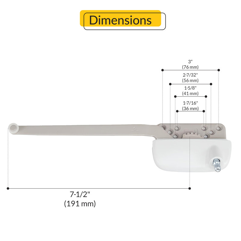  Finition blanche de type bras gauche à bras divisé, Blanc