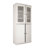 Vereniz Palace Imports 100% Solid Wood 6-Shelf Bookcase, Raised Panel & Clear Glass Doors, Adjustable Shelves, 32" Wide, 71.5" Tall-1653714276