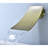 Wall Mounted Bathroom Faucet In Golden Spark - Wide Waterfall Spout For An Appealing And Precise Control Mount Tap Sophisticated Look With