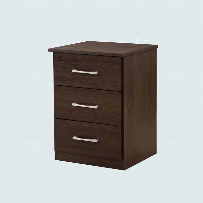 Contemporary Wenge Nightstand With Drawer
