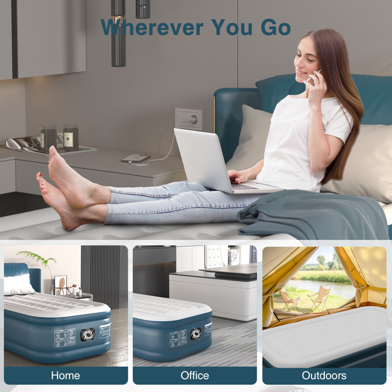 Matelas gonflable simple Xsleep avec pompe intégrée