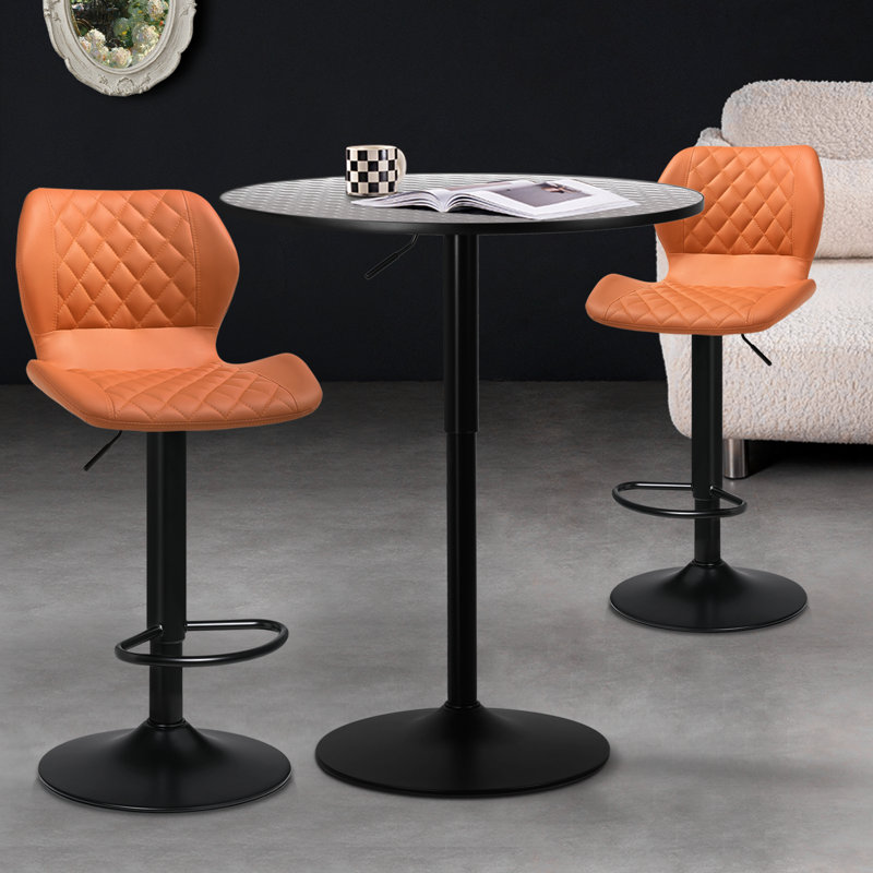 Ensemble de salle à manger L 31,5 x l 31,5 Latika, Argent, Brun