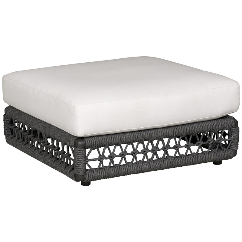 Cedargrove By Michael Weiss Outdoor Ottoman, Kramer Lace