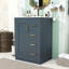 Meuble-lavabo 3 tiroirs avec lavabo en céramique et 1 porte-1234415606