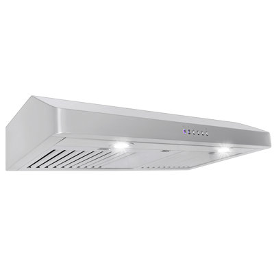 PROLINE 36" 600 CFM Ducted Under Cabinet Range Hood in Brushed Stainless Steel