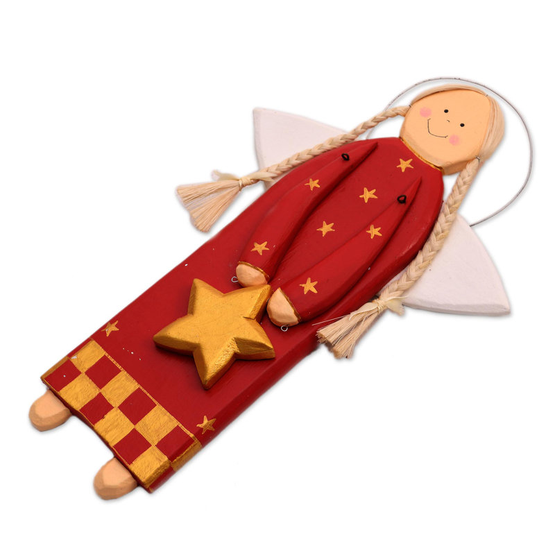 Ange étoile de bois, Rouge