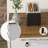 Sideboard, Buffet Cabinet With 2 Drawers, 2Storage Cabinets, 4 Barn-Style Doors