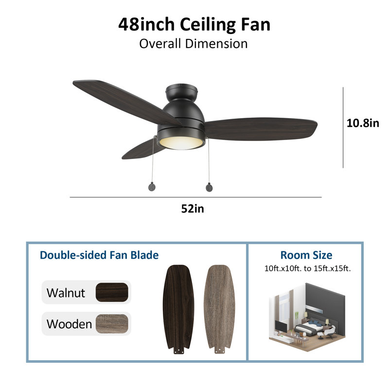 Ceiling Fan with LED Lights
