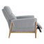 Fauteuil inclinable manuel rembourré-129179752