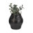 Decorative Woven Pattern Tall Vase for Home Decor – Bold Flower Vase for Mantel Display, Entryway, and Tabletop Decor – 16", Black-1001190933