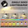Lepotec Wireless RGB Wall Sconces with Remote Control