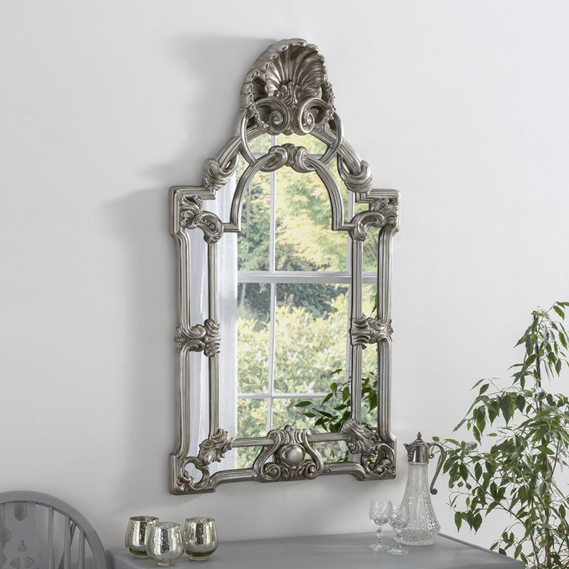 Kentwood Free Form Mirror, Silver
