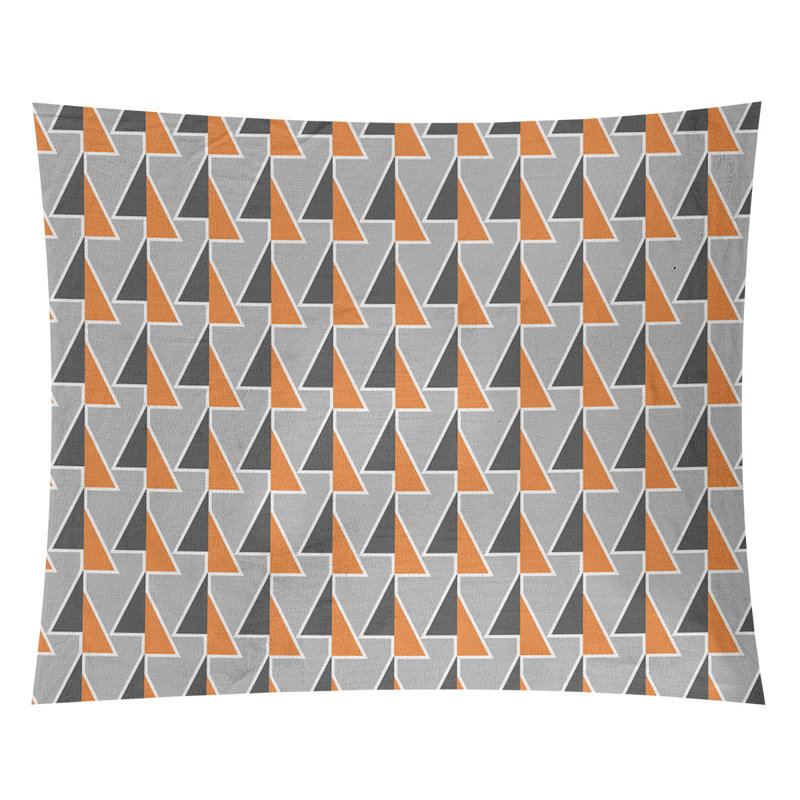Tapisserie, H 88 po x l 104 po, Orangé