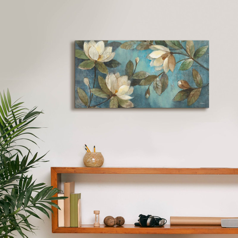 «Floating Magnolias» par Albena Hristova, art mural sur toile