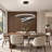 1 - Light Dimmable Unique/Statement LED Pendant