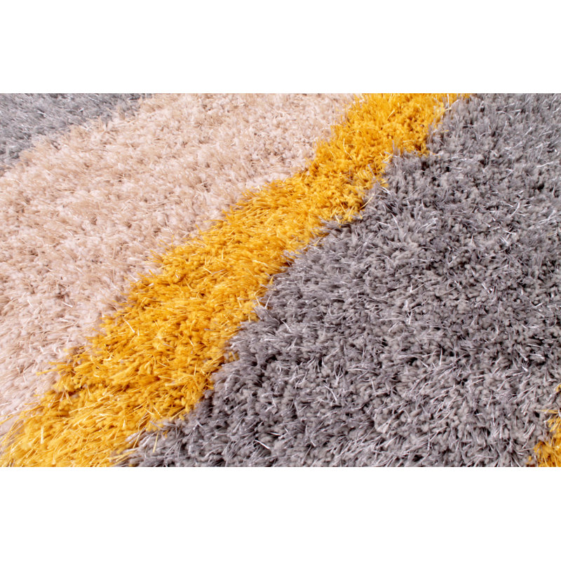 Ani Abstract Shag Area Rug, Rectangle 180 x 270cm