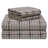 Flannel Plaid Sheet Set-1457240770