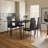Otisco Tempered Glass Space-Saving 5-Piece Dining Set-15164473