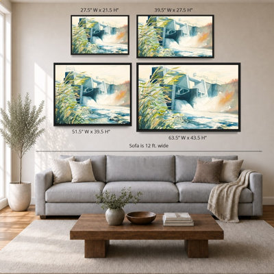 «Industrial Dam» par Bruce Nawrocke - Impression sur toile