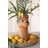  Ceramic Tropical Cheetah Vase 15"H – Multi Color Glazed Decorative Statement Piece