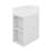 20 Inch White Floating Small Bathroom Vanity, Wall Mounted Cabinet With Sink