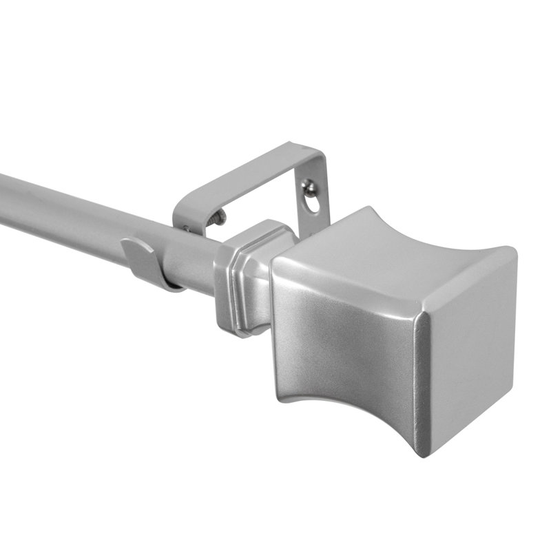 Tringle à rideaux murale 3/4 po UTOPIA ALLEY Dianella, Nickel, 28" - 48"