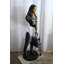 Statue de vendeuse en bronze avec sac à main, figurine abstraite 24 po x 20 po x H 70 po