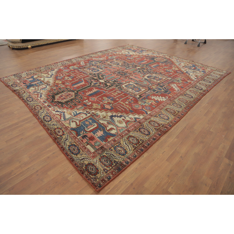 Tapis oriental à teinture végétale 10 x 12