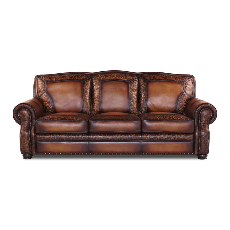 Balmoral Leather Sofa, Polo (Maestro Artisano), Yes, Espresso