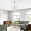Lustre cylindrique à intensité variable 4 lumières Samire-88580269-88580268