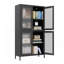 Vitrine avec 4 portes en verre et 4 tablettes