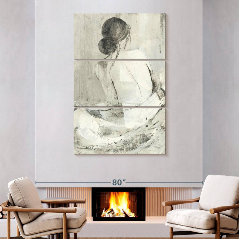 Leisha Evening Neutral, 74" H x 48" W