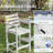 HDPE Tall Adirondack Chair Set with Removable Double Trays (Set of 2)-847770761