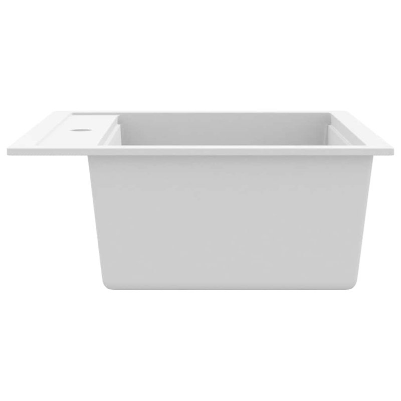 Évier de cuisine vidaXL, Blanc