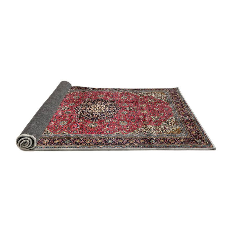 Tapis oriental rouge Loren, Rond 6 pi