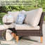 Chaise de jardin avec coussins Herbet