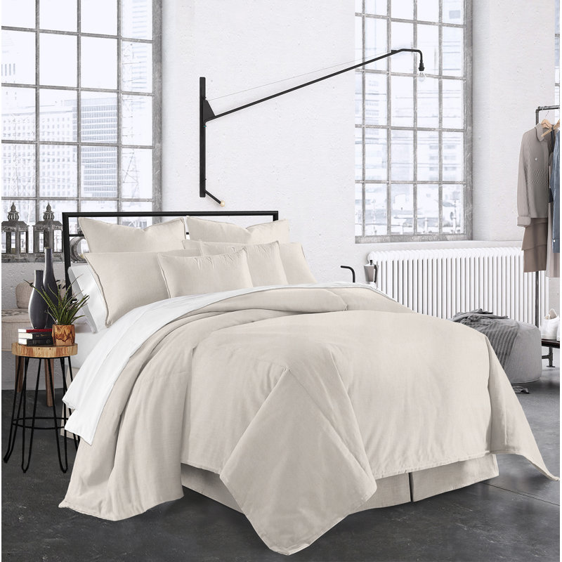 Jupe de lit Capri, Grand, Naturel, 18 po
