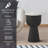 Abhiraj Black and White End Table