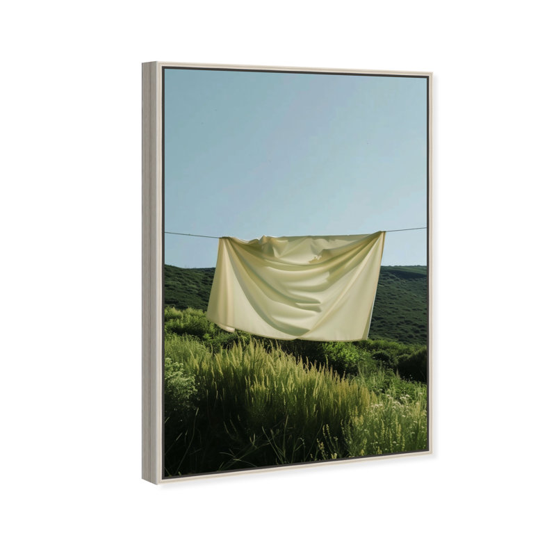 Floating Cotton I Print by Oliver Gal, 16"H x 11"W, Silver Floater Frame