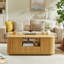 Table basse moderne avec tiroirs et compartiments de rangement-937655764