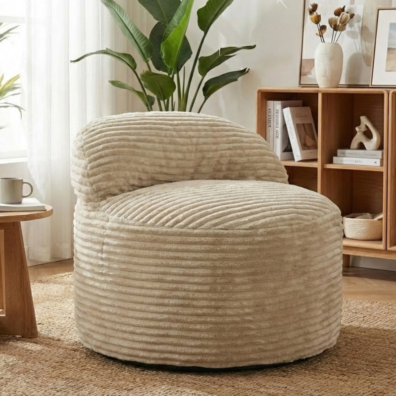 Sealy® Teddy 2-in-1 Foam Bean Bag Chair / Pillow
