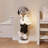 Modern Astronaut Floor Sculpture Figurine with Glowing Moon LED Lamp USB Rechargeable Tap Control Ambient Light-1759596488