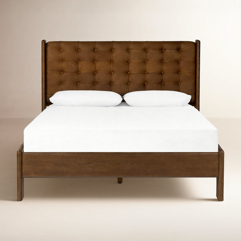 Halston Upholstered Bed, Queen, Heirloom Sienna