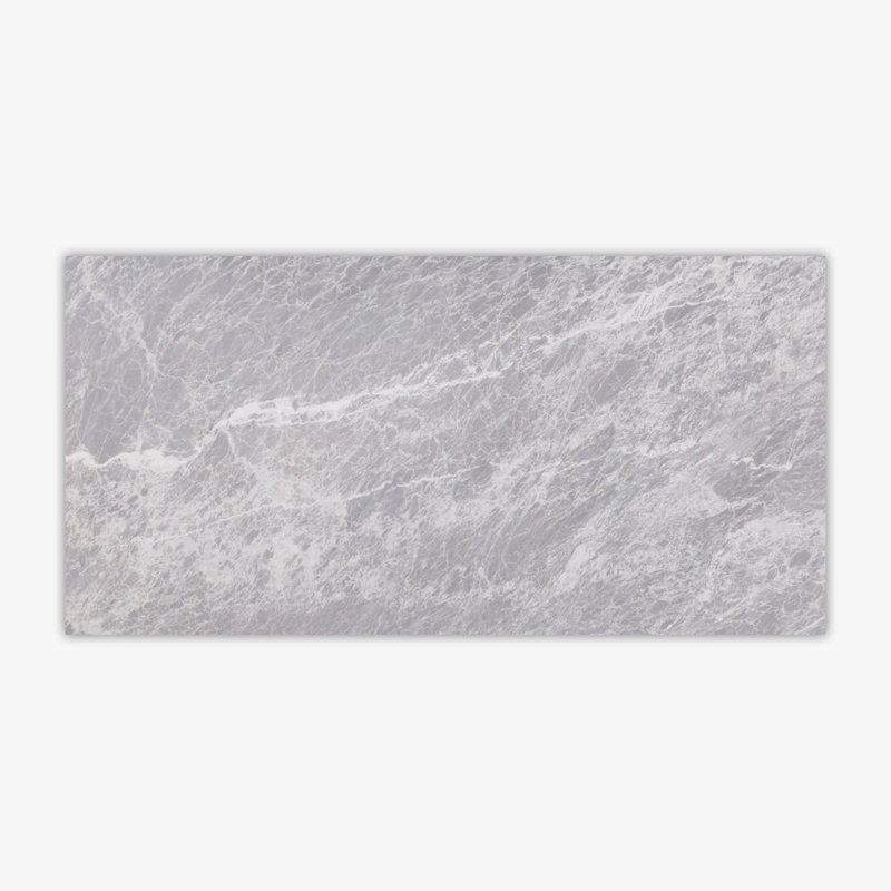 Carreau de sol et de mur en marbre 12 po x 24 po Norde Grigio