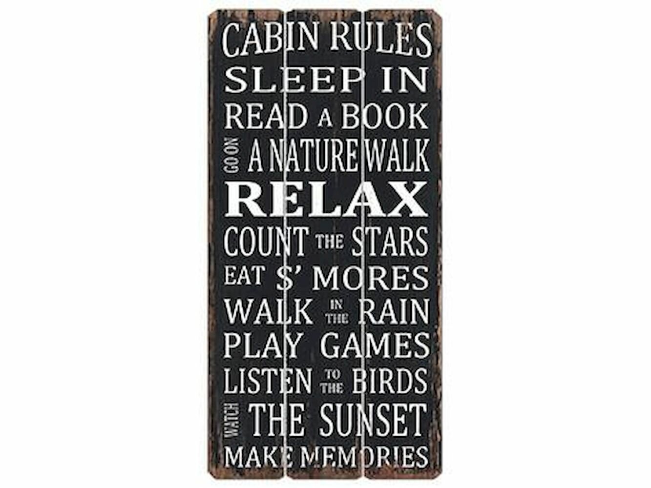 Cabin Rules