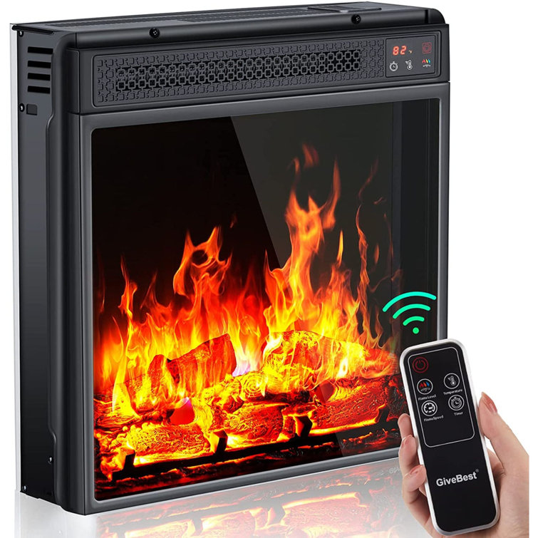 GIVEBEST 18 1,400 Watt Electric Fireplace | Wayfair
