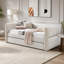 Luxueux lit de jour moderne gigogne escamotable capitonné 1 pièce-336700109-336700144