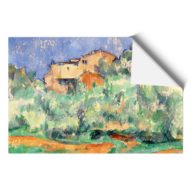 The Farm of Bellevue by Paul Cezanne - Frameless Print, 21cm H x 30cm W x 0.1cm D
