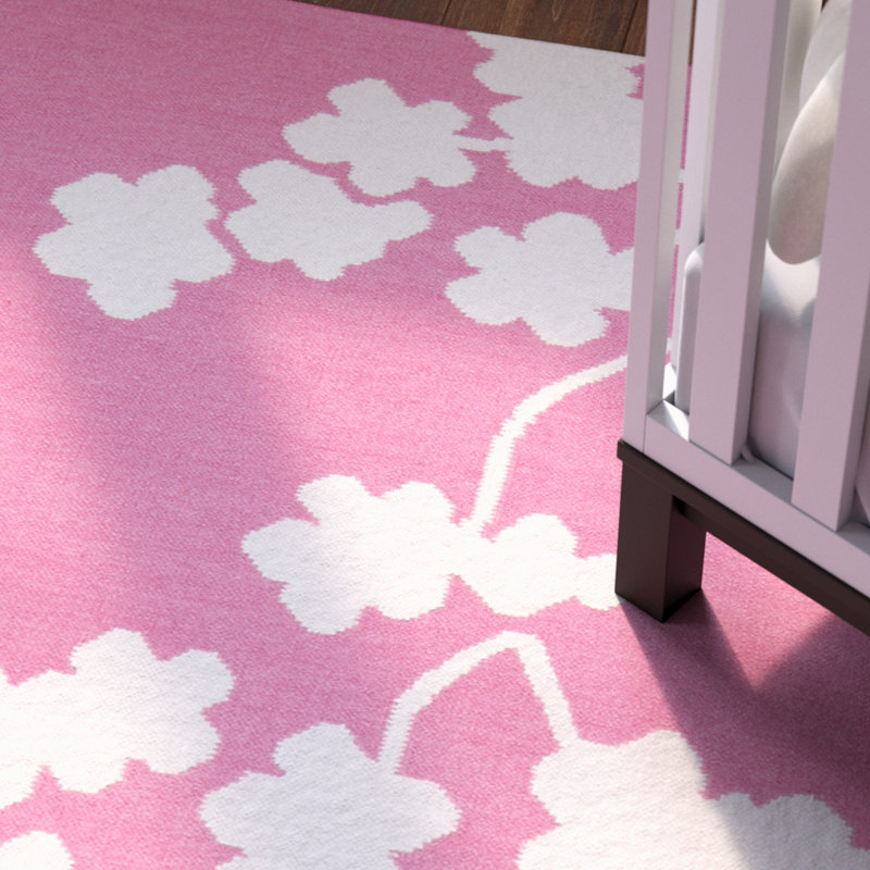 Belleterre Wool Floral Indoor Rug, Rectangle 2' x 3'