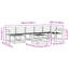  Outdoor Sofa Set 8 pcs Furniture Garden Seating Modular Patio Backyard
